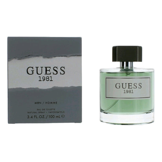 Guess 1981 by Guess, 3.4 oz Eau De Toilette Spray for Men Guess