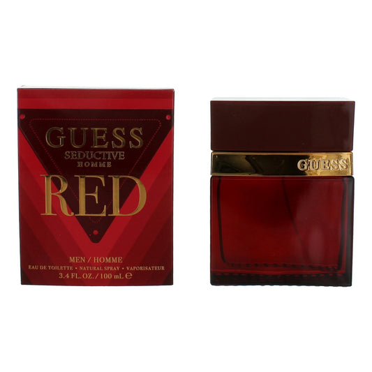 Guess Seductive Homme Red by Guess, 3.4 oz Eau de Toilette Spray for Men Guess