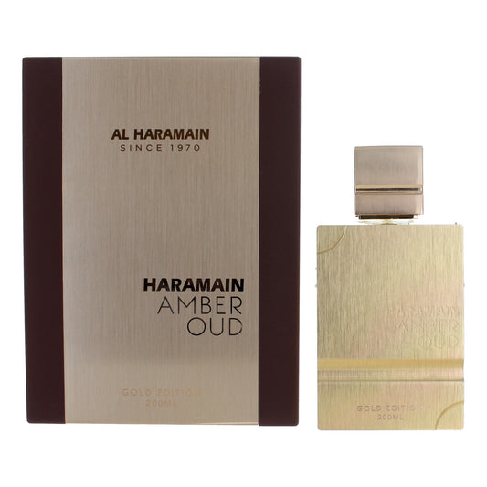 Amber Oud Gold Edition by Al Haramain, 6.7 oz Eau De Parfum Spray Unisex Al Haramain
