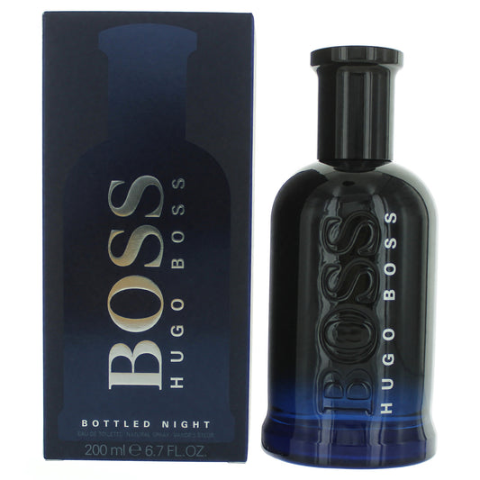 Boss Bottled Night by Hugo Boss, 6.7 oz Eau De Toilette Spray for Men Hugo Boss