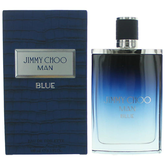 Jimmy Choo Man Blue by Jimmy Choo, 3.3 oz Eau De Toilette Spray for Men Jimmy Choo