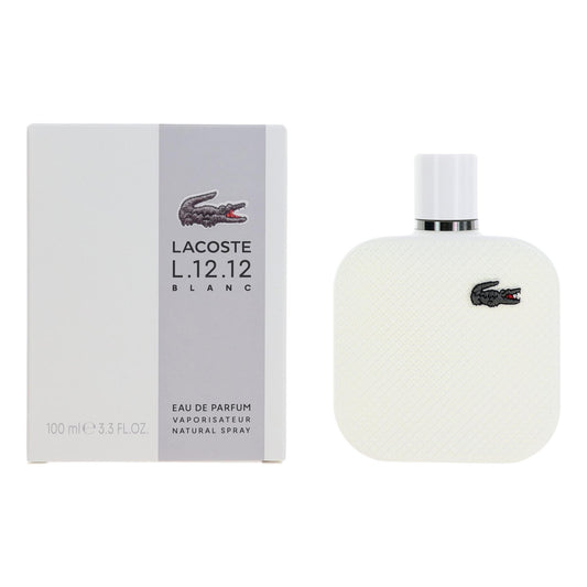 Lacoste L.12.12 White Blanc by Lacoste, 3.3 oz Eau De Parfum Spray for Men Lacoste