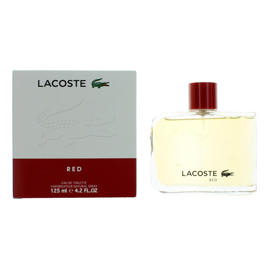Lacoste Red by Lacoste, 4.2 oz Eau De Toilette Spray for Men Lacoste