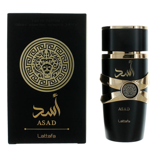 Asad by Lattafa, 3.4 oz Eau De Parfum Spray for Men Lattafa