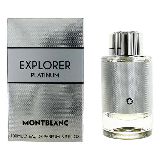Explorer Platinum by Mont Blanc, 3.3 oz  Eau de Parfum Spray for Men Mont Blanc