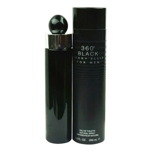 Perry Ellis 360' Black by Perry Ellis, 6.8 oz Eau De Toilette Spray for Men Perry Ellis
