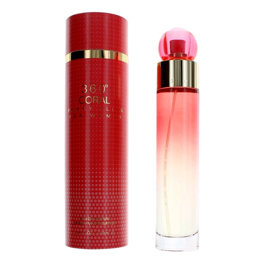 Perry Ellis 360 Coral by Perry Ellis, 3.4 oz Eau De Parfum Spray for Women Perry Ellis