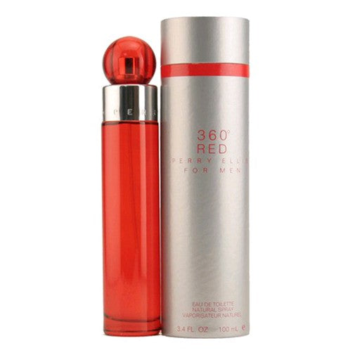 Perry Ellis 360 Red by Perry Ellis, 3.4 oz Eau De Toilette Spray for Men Perry Ellis