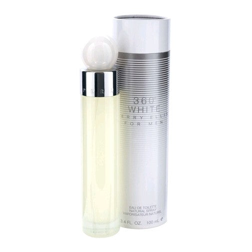 Perry Ellis 360 White by Perry Ellis, 3.4 oz Eau De Toilette Spray for Men Perry Ellis