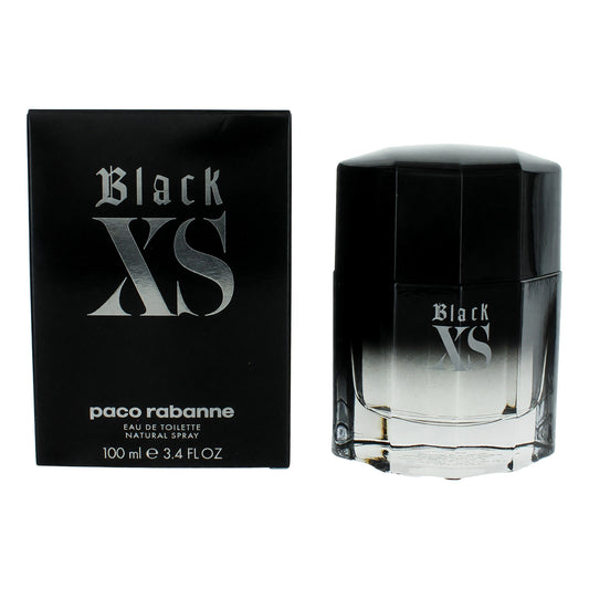 Black XS by Paco Rabanne, 3.4 oz Eau De Toilette Spray for Men Paco Rabanne