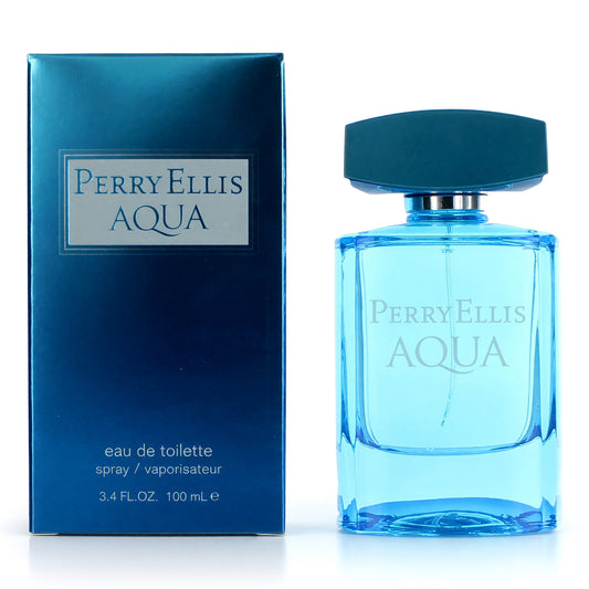 Perry Ellis Aqua by Perry Ellis, 3.4 oz Eau De Toilette Spray for Men Perry Ellis