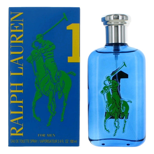 Polo Big Pony Blue #1 by Ralph Lauren, 3.4 oz Eau De Toilette Spray for Men Ralph Lauren