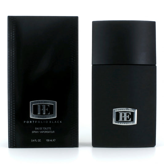 Portfolio Black by Perry Ellis, 3.4 oz Eau De Toilette Spray for Men Perry Ellis