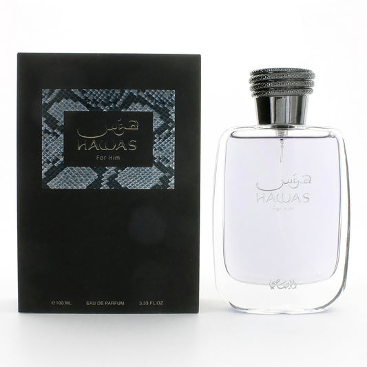 Hawas by Rasasi, 3.3 oz Eau De Parfum Spray for Men Rasasi