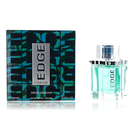Edge Intense by Swiss Arabian, 3.4 oz Eau de Parfum Spray for Men Swiss Arabian