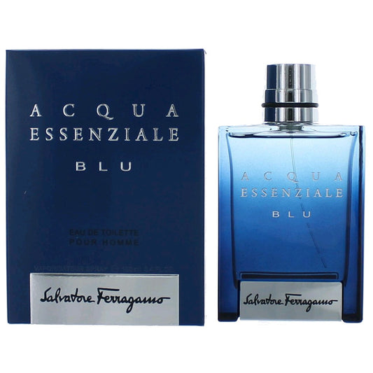 Acqua Essenziale BLU by Salvatore Ferragamo, 3.4 oz Eau De Toilette Spray for Men Salvatore Ferragamo