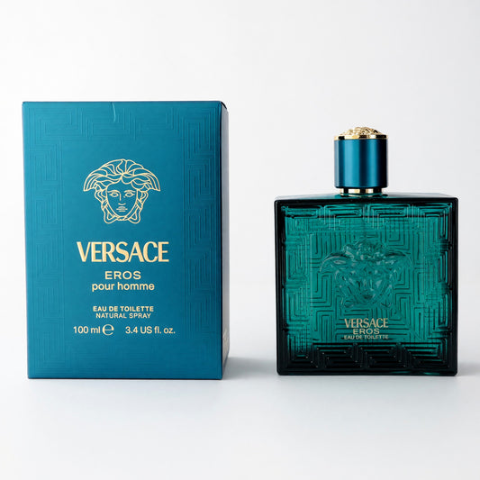 Eros by Versace, 3.4 oz Eau De Toilette Spray for Men Versace