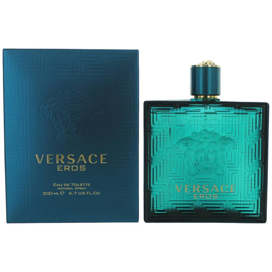 Eros by Versace, 6.7 oz Eau De Toilette Spray for Men Versace