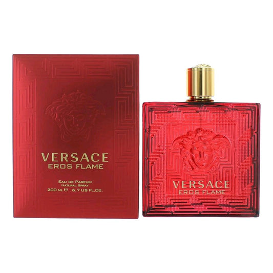 Eros Flame by Versace, 6.7 oz Eau De Parfum Spray for Men Versace