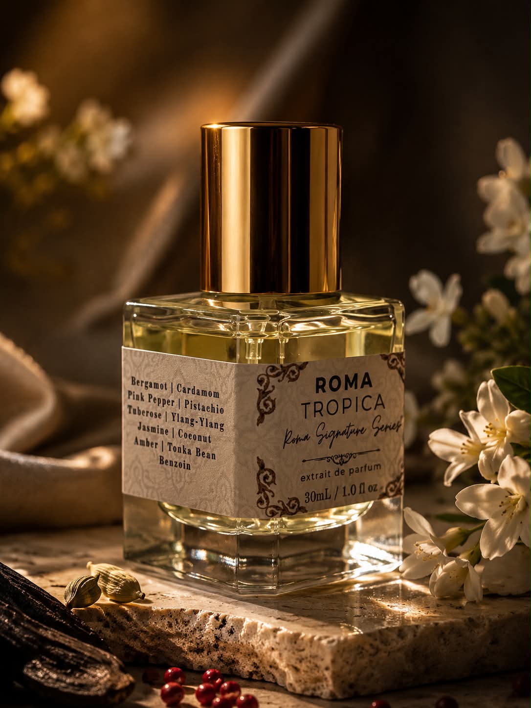 Roma Tropica 30mL Roma Parfum — Luxury Extrait de Parfum | Lasting Fragrance for Women & Men