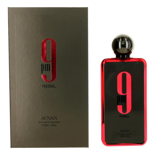 9 PM Rebel by Afnan, 3.4 Eau de Parfum Spray for Unisex Afnan