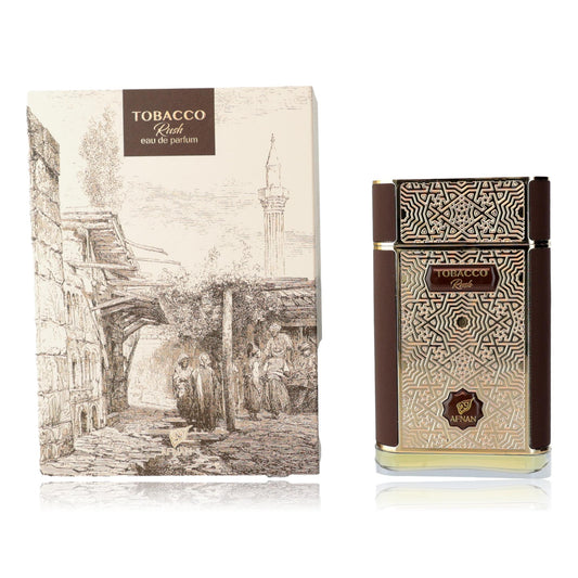 Tobacco Rush by Afnan, 2.7 oz Eau de Parfum spray for Unisex Afnan