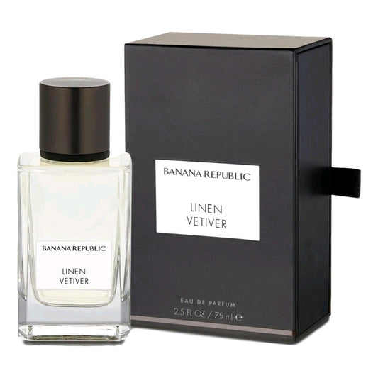 Linen Vetiver by Banana Republic, 2.5 oz Eau De Parfum Spray for Unisex Banana Republic