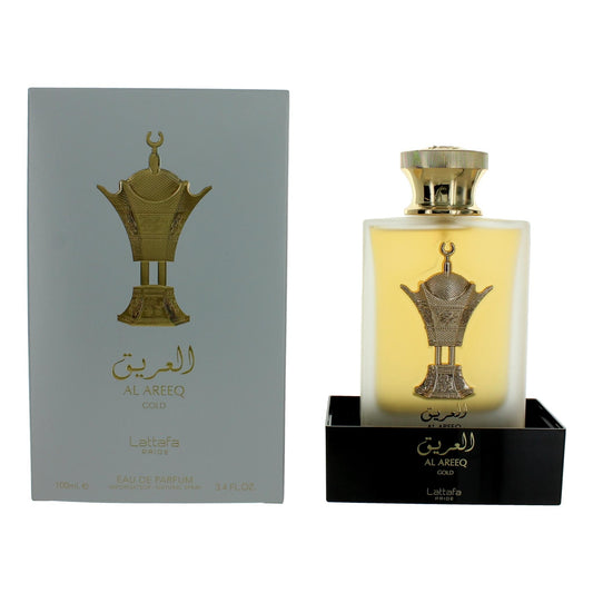 Al Areeq Gold by Lattafa, 3.4 oz Eau De Parfum Spray for Unisex Lattafa