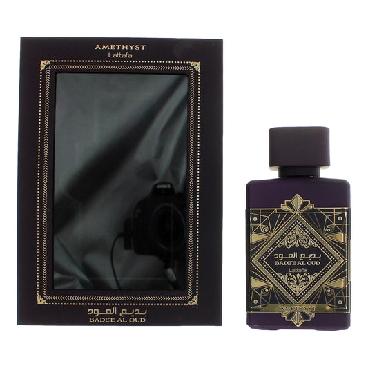 Bade'e Al Oud Amethyst by Lattafa, 3.4 oz Eau De Parfum Spray for Unisex Lattafa