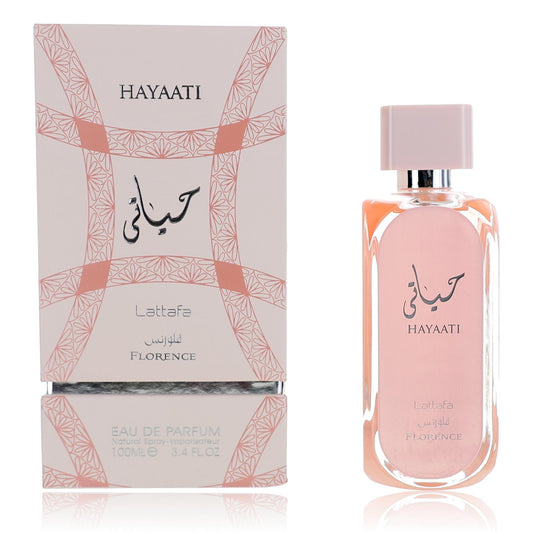 Hayaati Florence by Lattafa, 3.4 oz Eau De Parfum Spray for Women Lattafa
