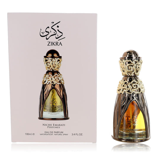 Niche Emarati Zikra by Lattafa, 3.4 oz Eau de Parfum for Unisex Lattafa
