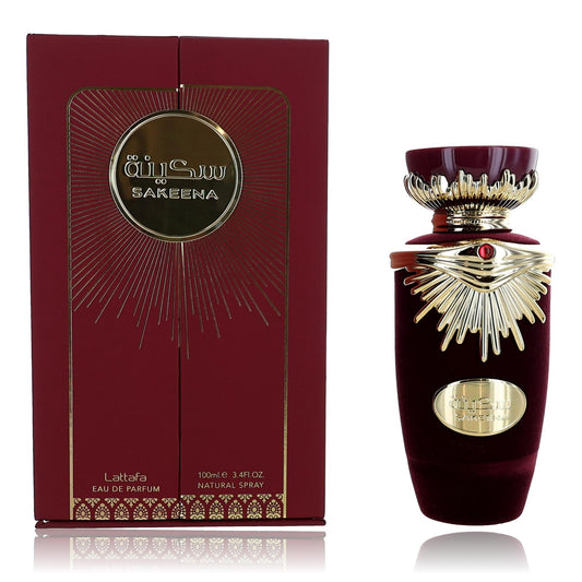 Sakeena by Lattafa, 3.4 oz Eau De Parfum Spray for Women Lattafa