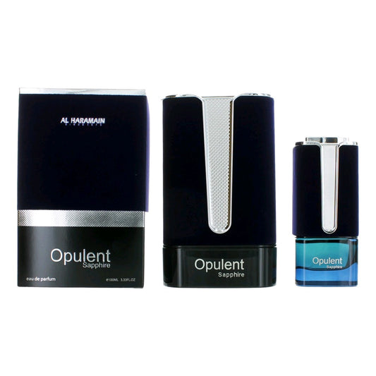 Opulent Sapphire by Al Haramain, 3.4 oz Eau De Parfum Spray for Unisex Al Haramain