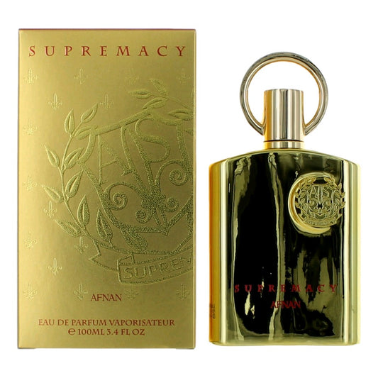 Supremacy Gold by Afnan, 3.4 oz Eau De Parfum Spray for Unisex Afnan