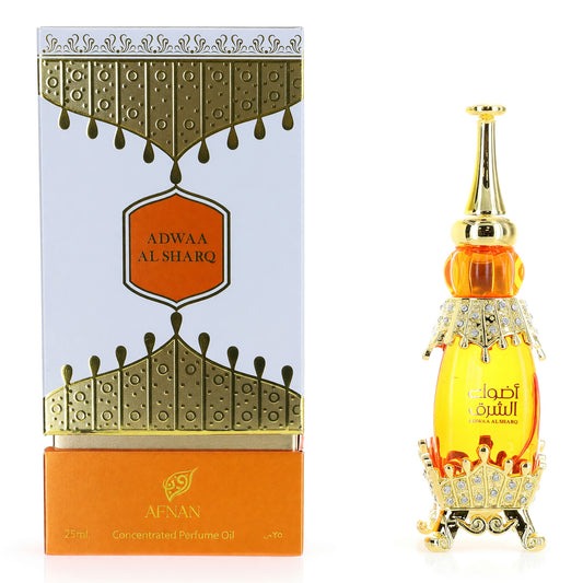 Adwaa Al Sharq by Afnan, 0.67 oz Perfume Oil for Unisex Afnan