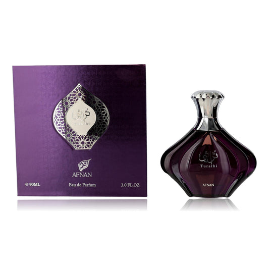 Turathi Purple by Afnan, 3 oz Eau De Parfum spray for Women Afnan