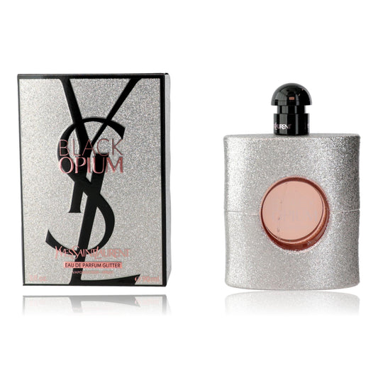 Black Opium Glitter by Yves Saint Laurent, 3 oz Eau De Parfum Spray for Women Yves Saint Laurent