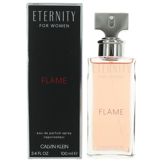 Eternity Flame by Calvin Klein, 3.4 oz Eau De Parfum Spray for Women Calvin Klein