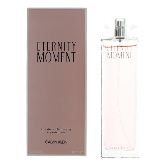 Eternity Moment by Calvin Klein, 3.3 oz Eau De Parfum Spray for Women Calvin Klein