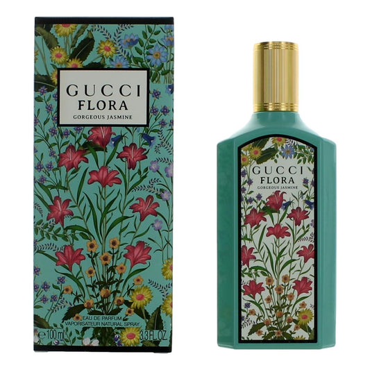 Flora Gorgeous Jasmine by Gucci, 3.3 oz Eau De Parfum Spray for Women Gucci