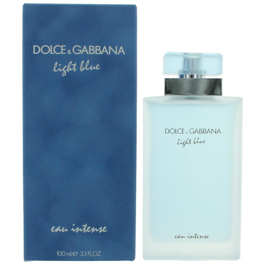 Light Blue Eau Intense by Dolce & Gabbana, 3.3 oz Eau De Parfum Spray for Women Dolce & Gabbana