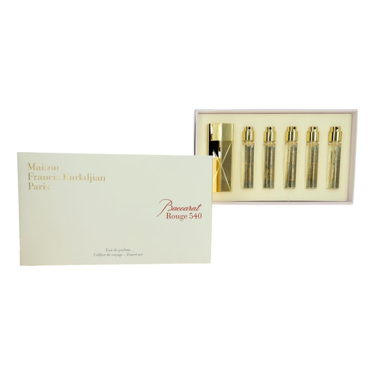 Baccarat Rouge 540 by Maison Francis Kurkdjian, 5 Piece Travel Set for Women Maison Francis Kurkdjian