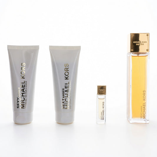 Michael Kors Sexy Amber by Michael Kors, 4 Piece Gift Set for Women Michael Kors