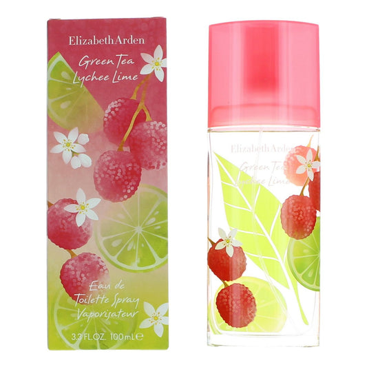 Green Tea Lychee Lime by Elizabeth Arden, 3.3 oz Eau De Toilette Spray for Women Elizabeth Arden