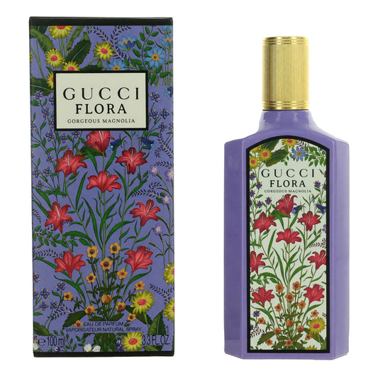 Flora Gorgeous Magnolia by Gucci, 3.3 oz Eau de Parfum Spray for Women Gucci