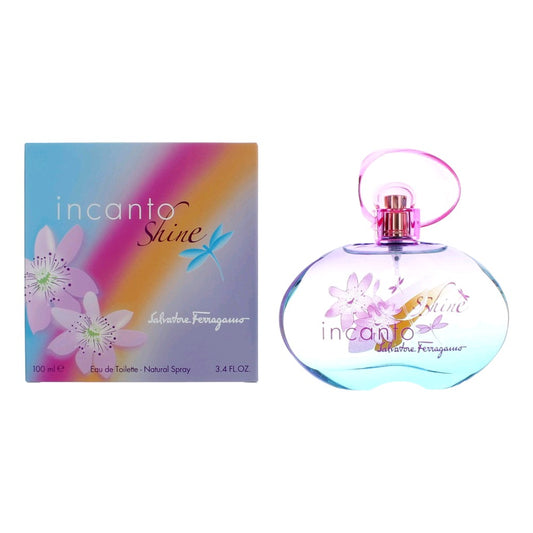 Incanto Shine by Salvatore Ferragamo, 3.4 oz Eau De Toilette Spray for Women Salvatore Ferragamo