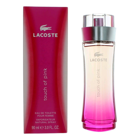Lacoste Touch of Pink by Lacoste, 3 oz Eau De Toilette Spray for Women Lacoste