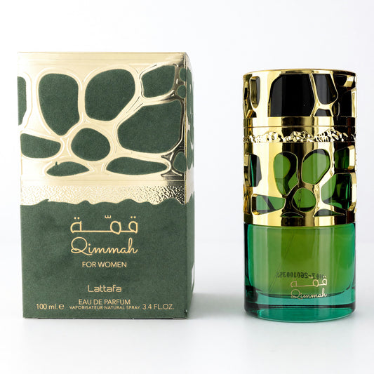 Lattafa Qimmah by Lattafa, 3.4 oz Eau De Parfum Spray for Women Lattafa