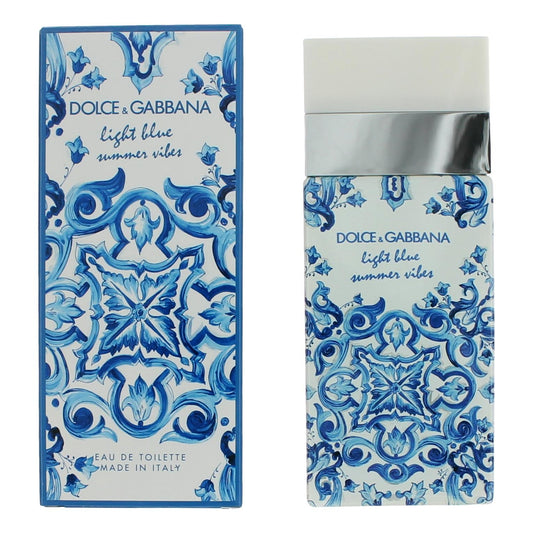Light Blue Summer Vibes by Dolce & Gabbana, 3.3 oz Eau De Toilette Spray for Women Dolce & Gabbana