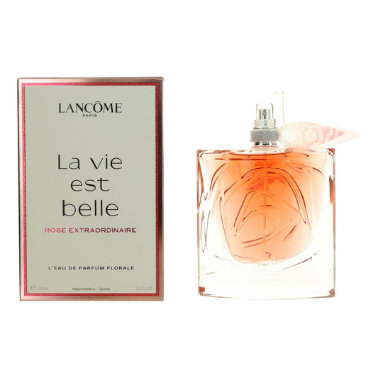 La Vie Est Belle Rose Extraordinaire by Lancome, 3.4 oz L'Eau de Parfum Florale Spray for Women Lancome